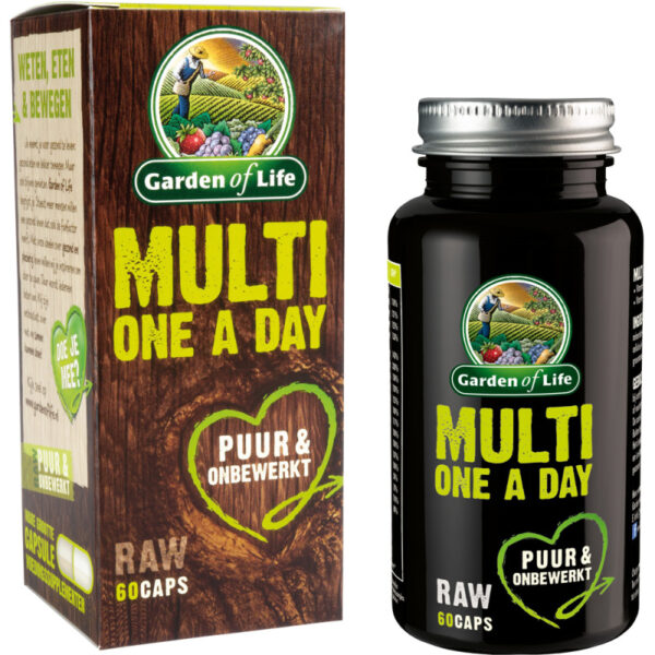 RAW Multi One A Day, 60 capsules