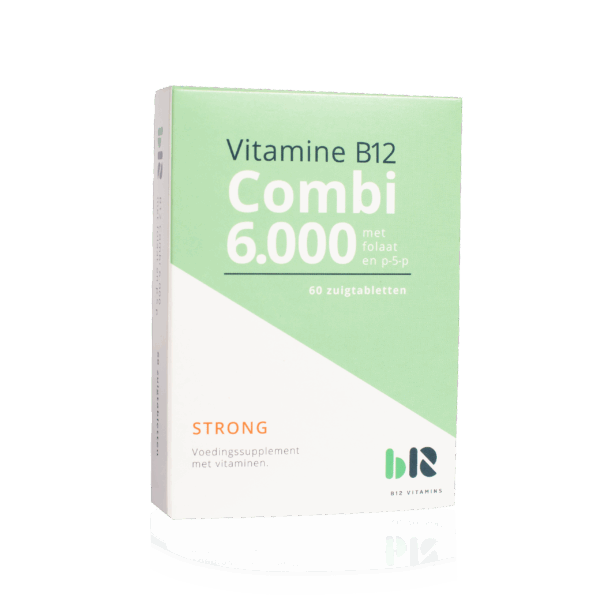 B12 Combi 6.000 met Folaat en P-5-P - 60 tabletten
