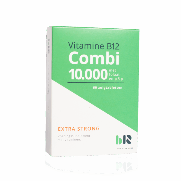 B12 Combi 10.000 met Folaat en P-5-P - 60 tabletten