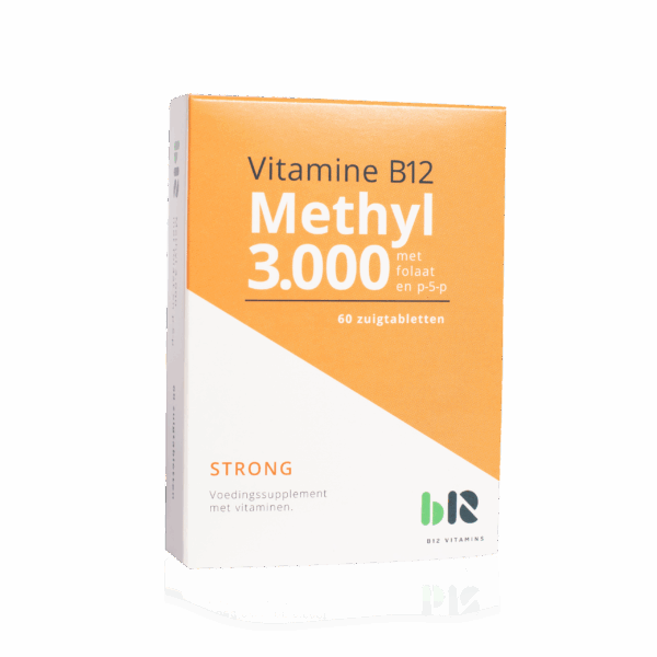 B12 Methyl 3.000 met Folaat - 60 tabletten