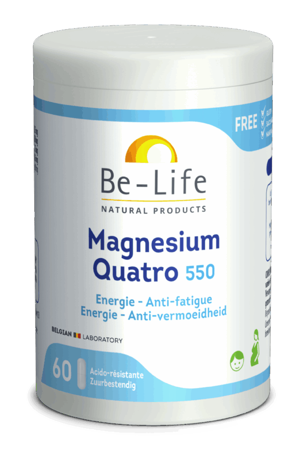 Be-Life Magnesium Quatro 550 Capsules