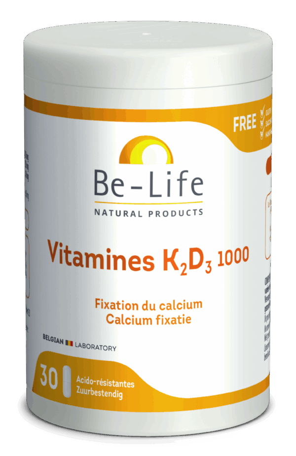 Be-life Vitamines K2 D3 1000 Capsules