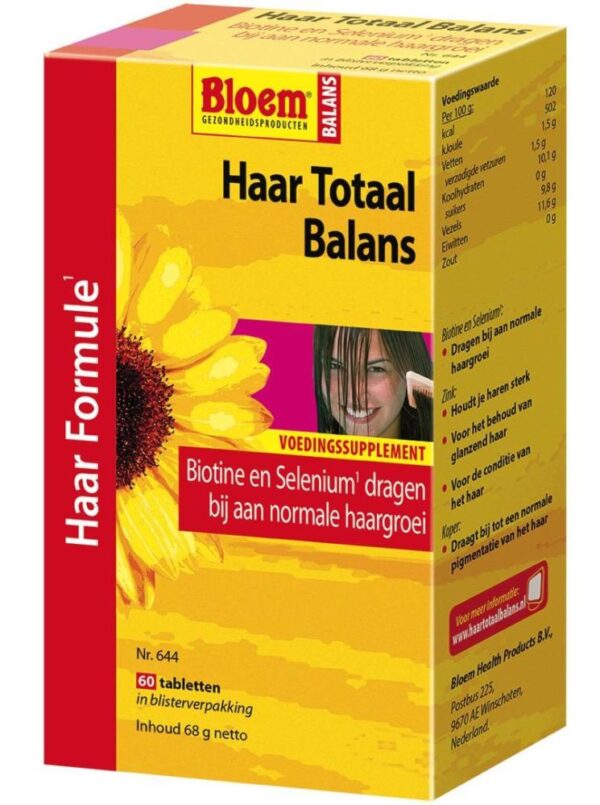 Bloem Haar Totaal Balans Tabletten