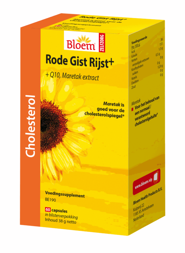 Bloem Rode Gist Rijst Plus Capsules