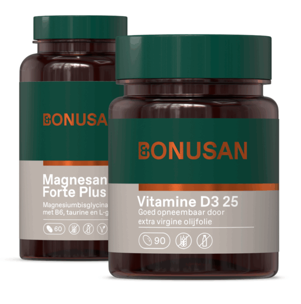 Bonusan Magnesan Forte Plus + Vitamine D3 25mcg/1000 IE Combiset