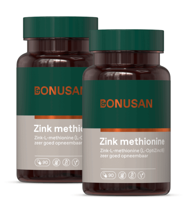 Bonusan Zinkmethionine 15mg Capsules Duoverpakking
