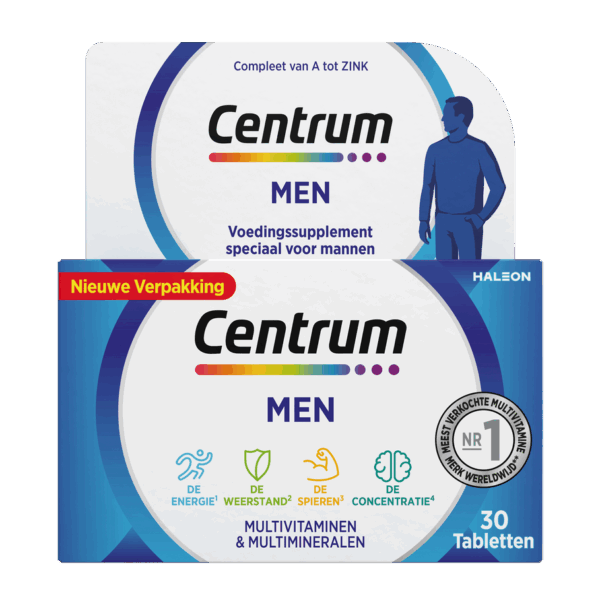 Centrum Men Multivitaminen Tabletten 30st