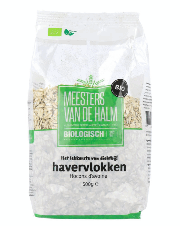 De Halm Havervlokken Grof Biologisch