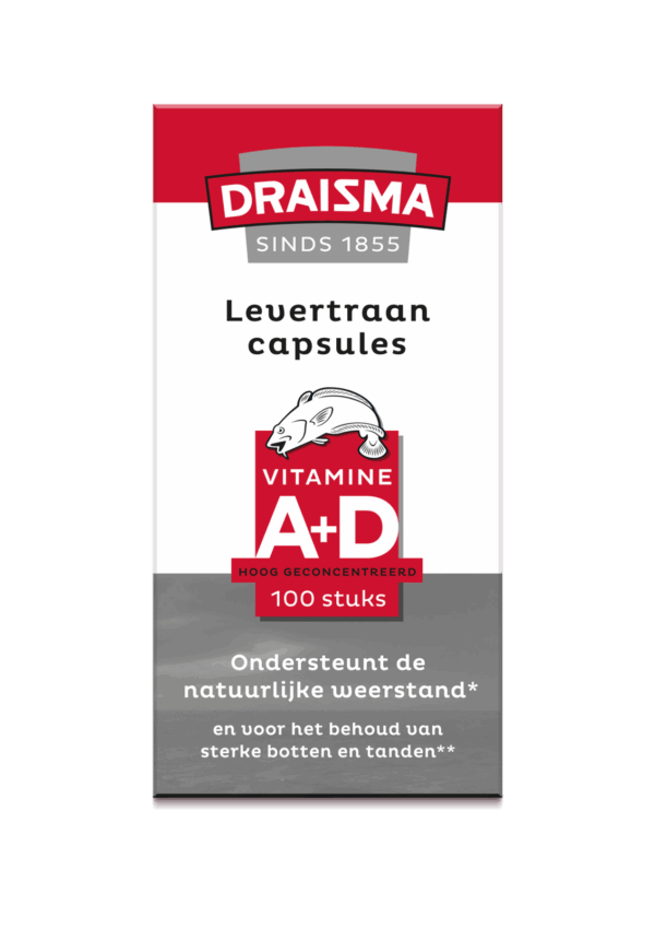 Draisma Vitamine A + D Levertraancapsules