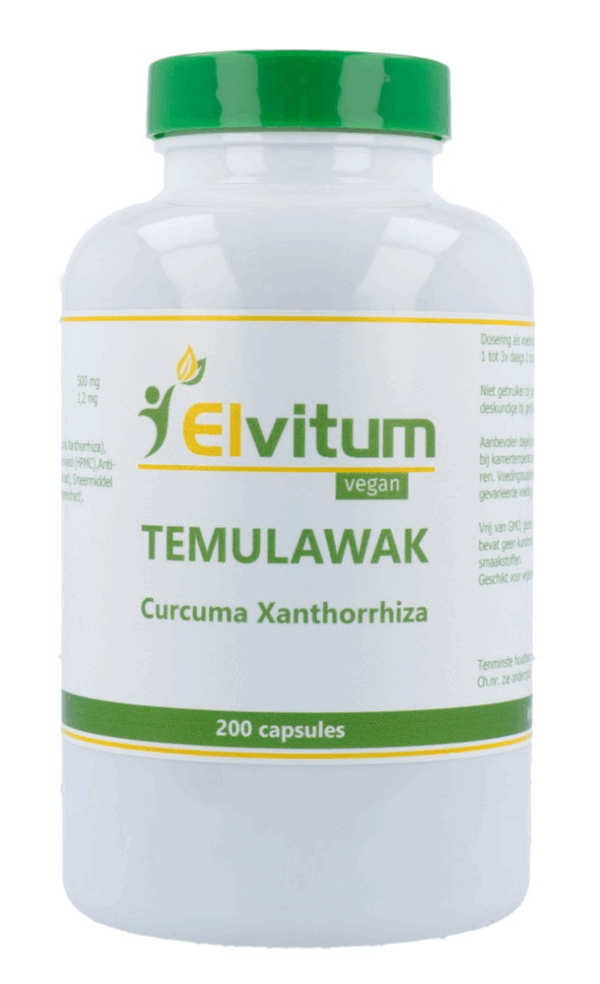 Elvitum Temulawak Curcuma Xanthorrhiza Capsules