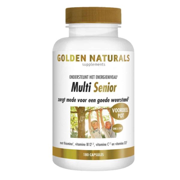 Golden Naturals Multi Senior - 1 pot 5% korting