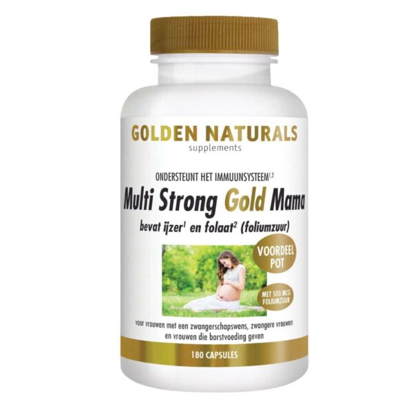 Golden Naturals Multi Strong Gold Mama - 2 potten + 1 gratis