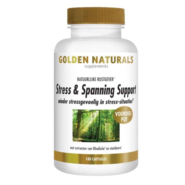 Golden Naturals Stress en Spanning Support - 1 pot 5% korting