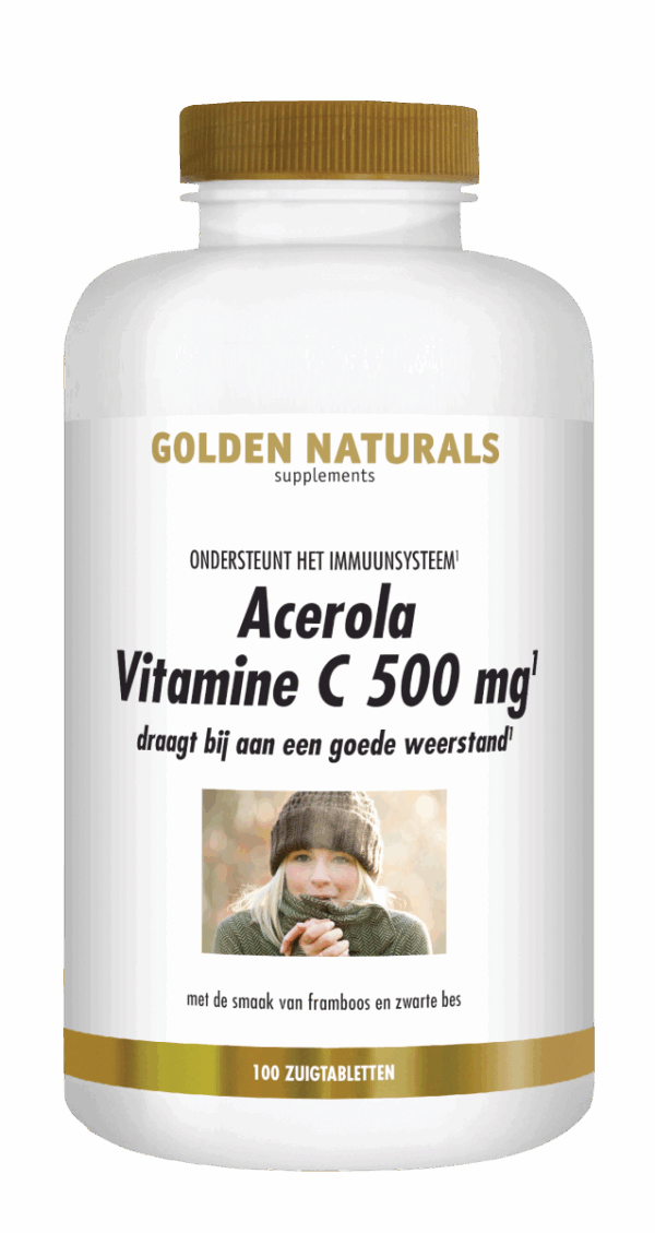 Golden Naturals Acerola Vitamine C 500mg Tabletten
