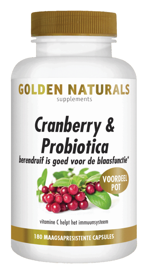 Golden Naturals Cranberry & Probiotica Capsules