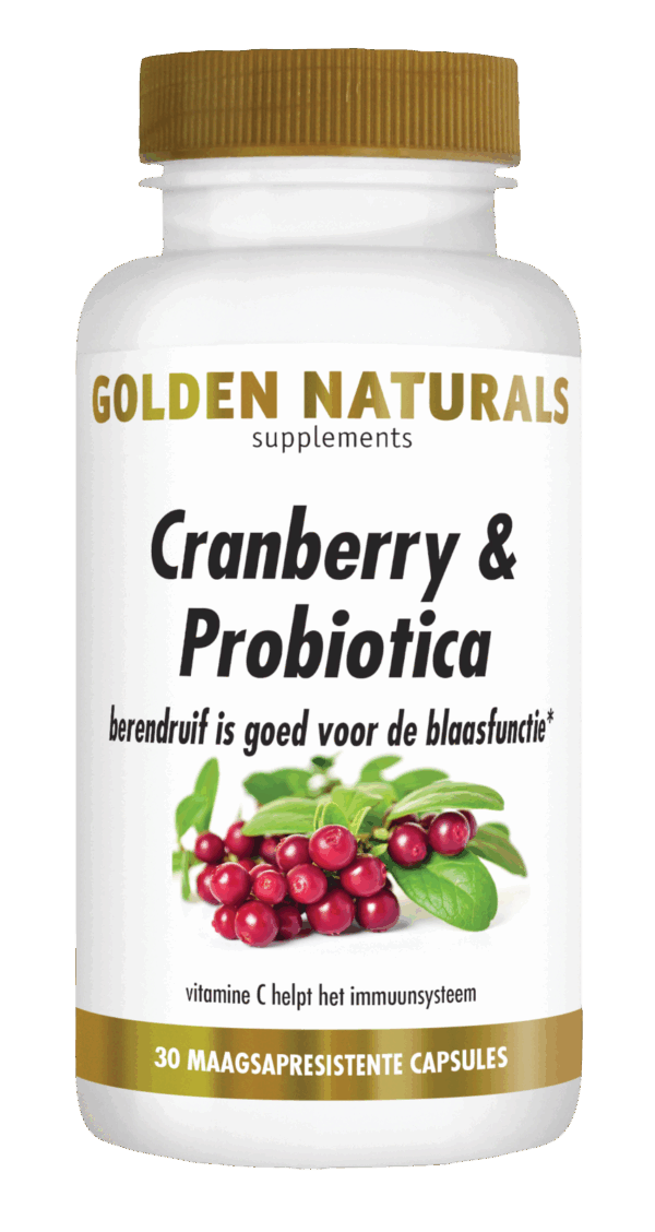 Golden Naturals Cranberry & Probiotica Capsules