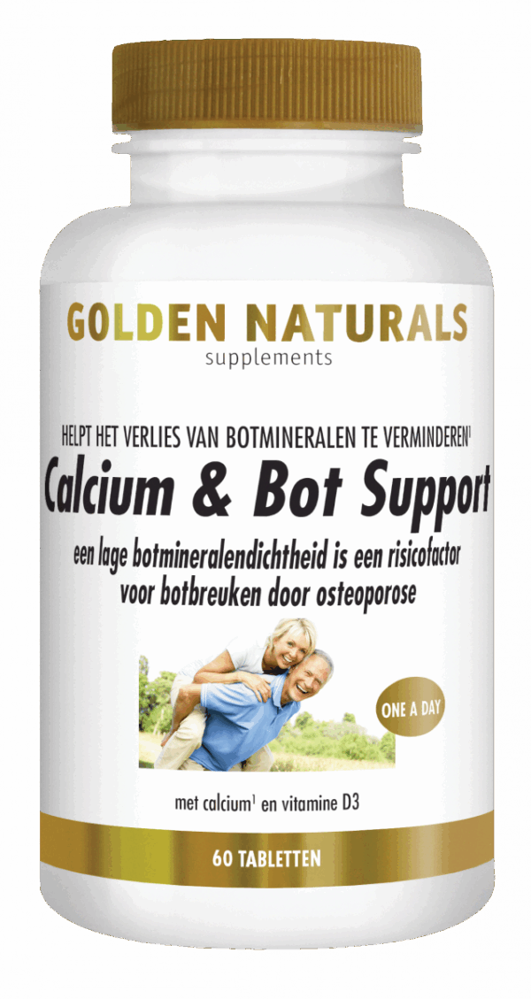 Golden Naturals Calcium & Bot Support Tabletten