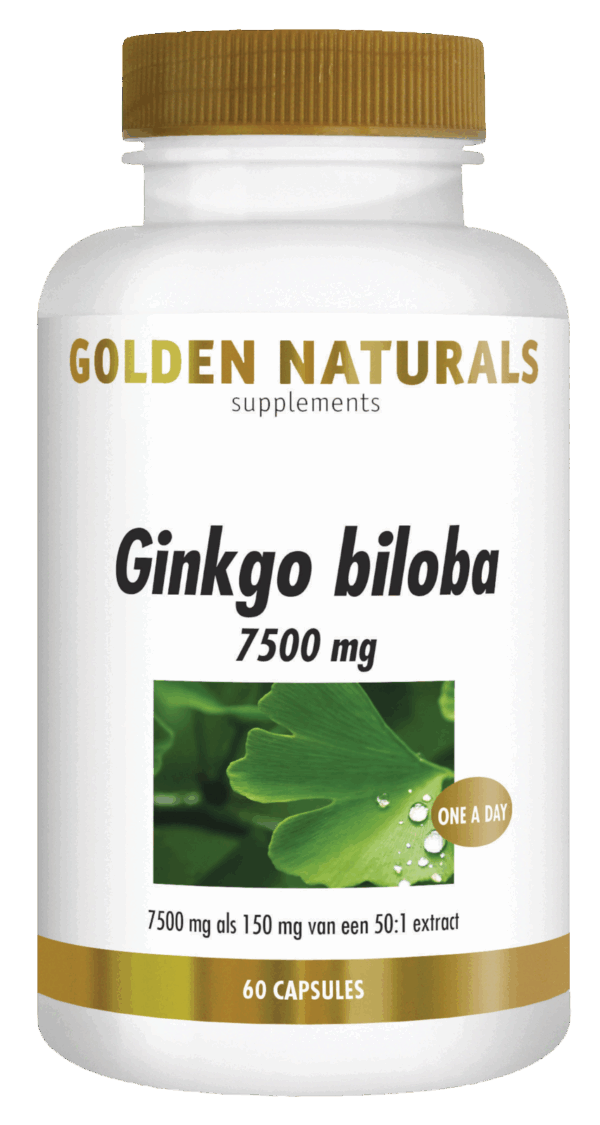 Golden Naturals Ginkgo Biloba 7500mg Capsules