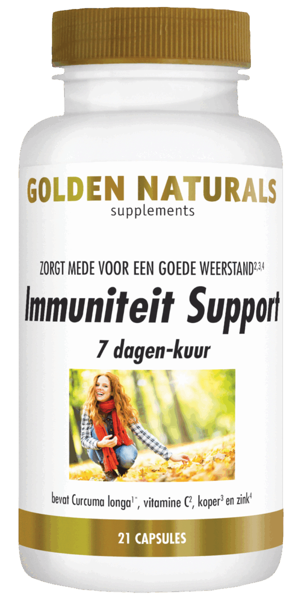 Golden Naturals Immuniteit Support 7-Dagen Kuur Capsules