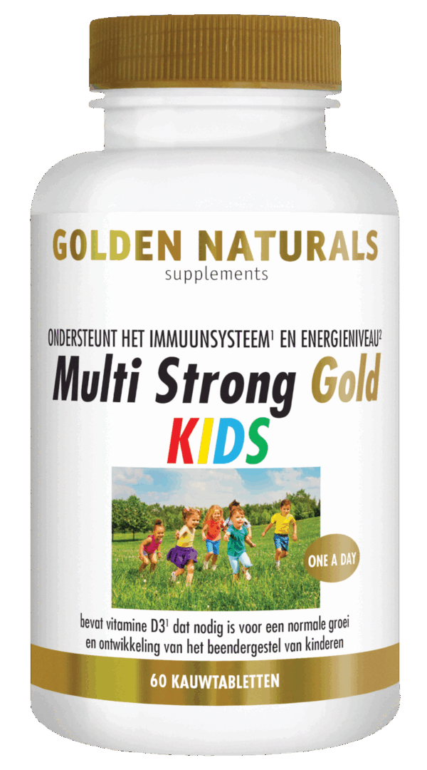 Golden Naturals Multi Strong Gold Kids Kauwtabletten