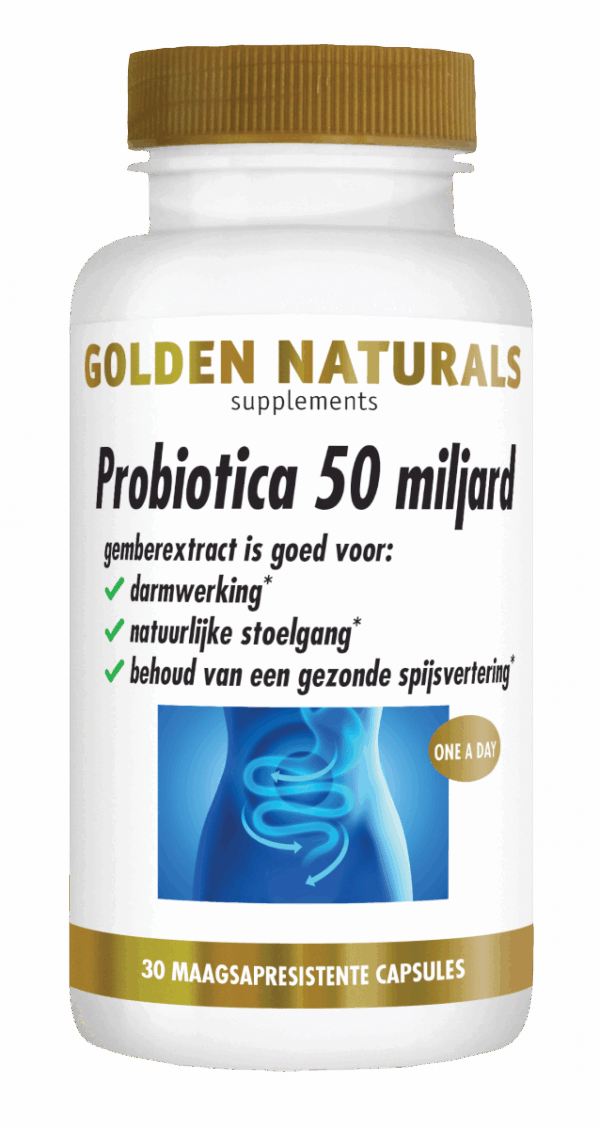 Golden Naturals Probiotica 50 Miljard Capsules
