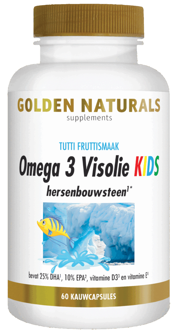 Golden Naturals Visolie KIDS Kauwcapsules