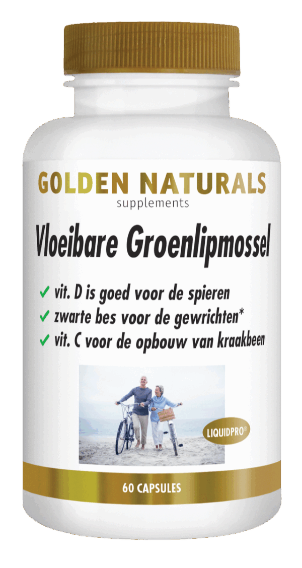 Golden Naturals Vloeibare Groenlipmossel Capsules