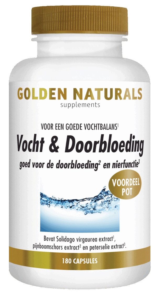 Golden Naturals Vocht & Doorbloeding Capsules