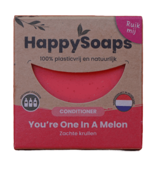 HappySoaps Melon Power Conditioner Bar