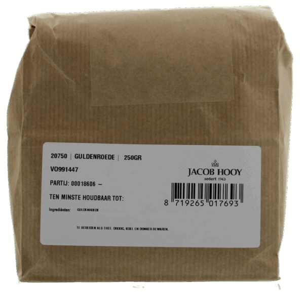 Jacob Hooy Guldenroede Blad Gesneden 250gr