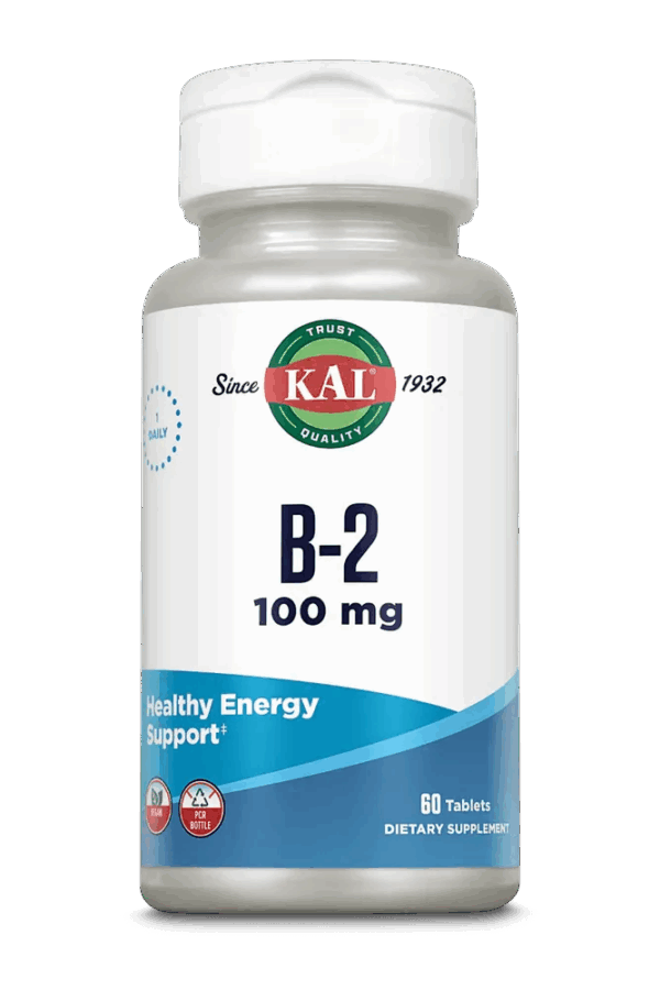 Kal Vit B2 Riboflavin 100mg Tabletten