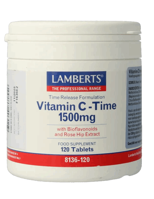 Lamberts Vitamine C 1500 mg Time Release & Bioflavonoiden Tabletten