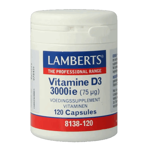 Lamberts Vitamine D3 3000ie Capsules