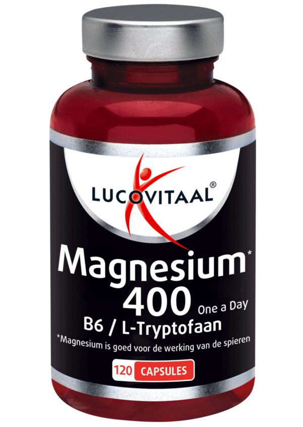 Lucovitaal Magnesium 400 met Vitamine B6 & L-Tryptofaan Capsules