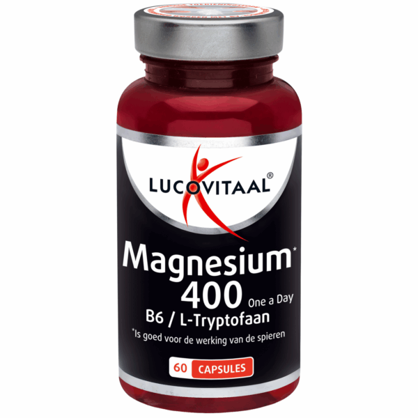 Lucovitaal Magnesium 400 met Vitamine B6 & L-Tryptofaan capsules