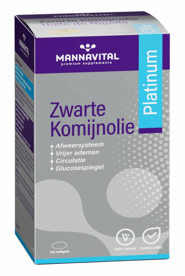 MannaVital Zwarte Komijnolie Platinum