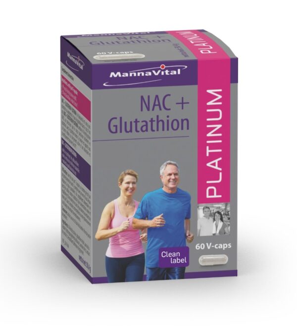 Mannavital NAC & Glutathion Platinum Vegicaps