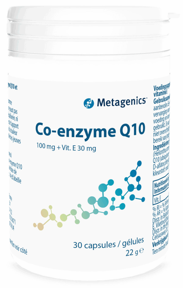 Metagenics Co-Enzyme Q10 + Vit. E 30mg Softgels