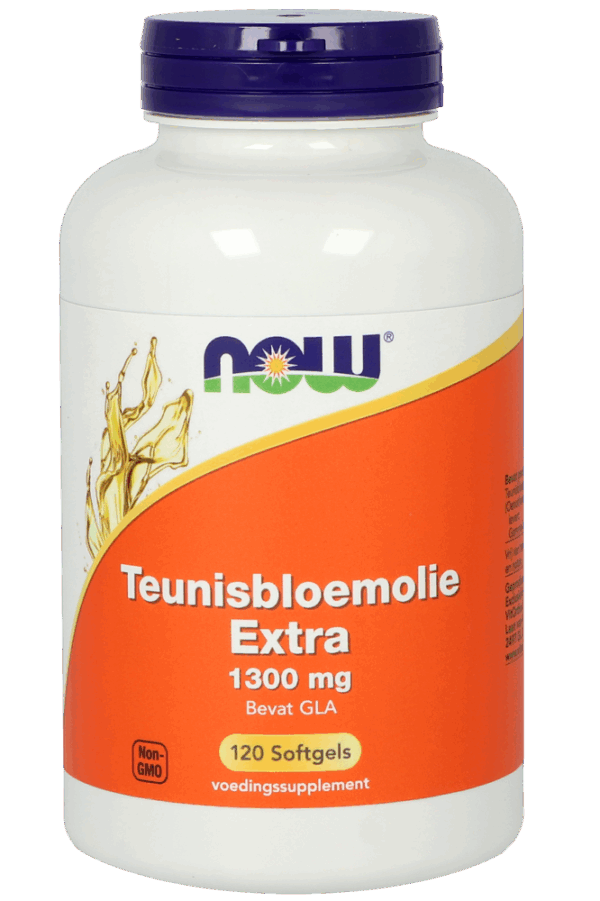 NOW Teunisbloemolie Extra 1300mg Softgels