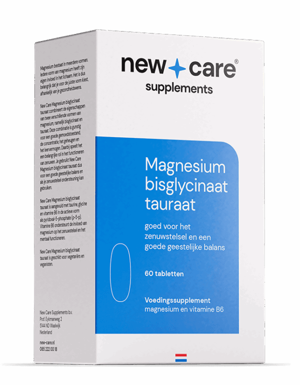 New Care Magnesium Bisglycinaat Tauraat Tabletten