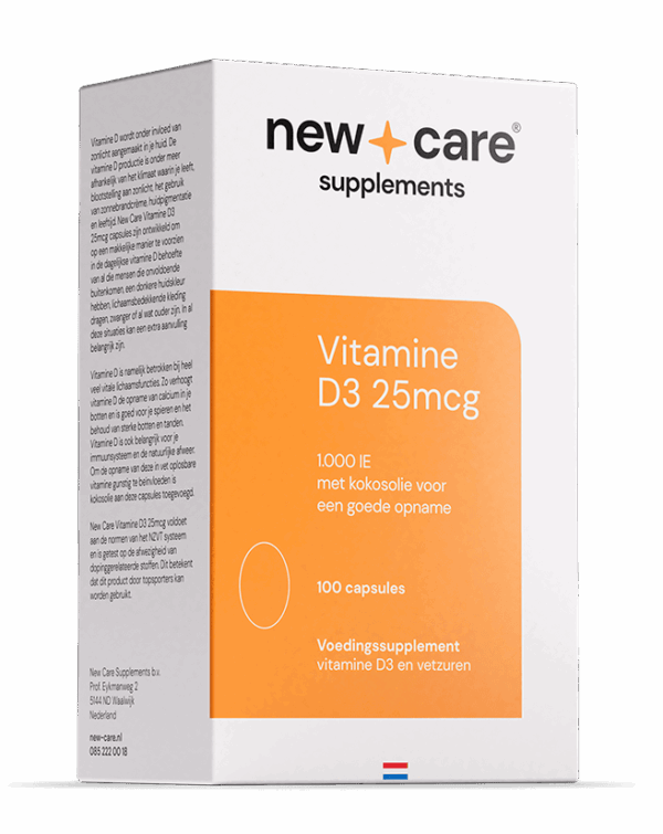 New Care Vitamine D3 25mcg Capsules