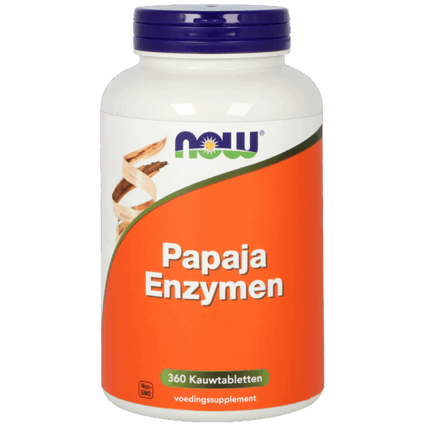 Now Papaya Enzymen Kauwtabletten