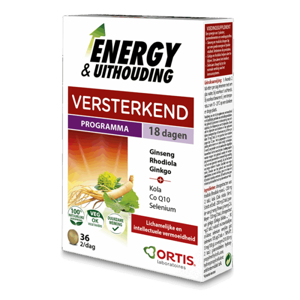 Ortis Energy & Uithouding Tabletten