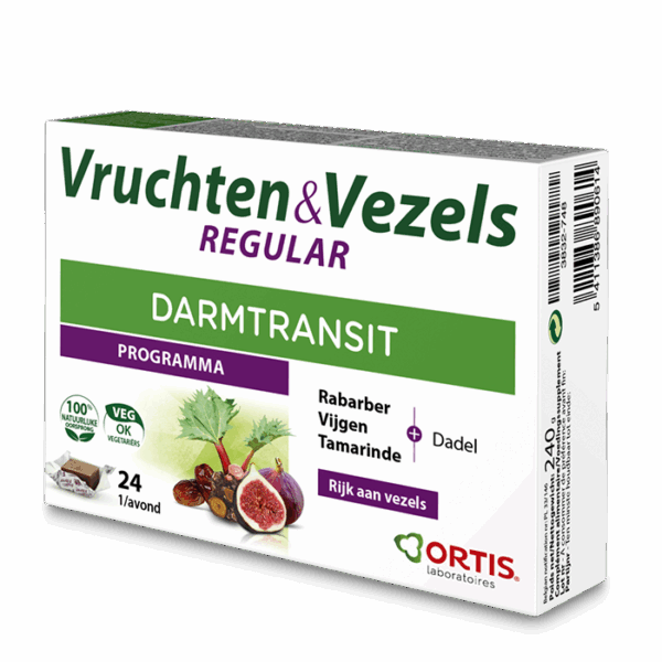 Ortis Vruchten & Vezels Regular Darmtransit Blokjes