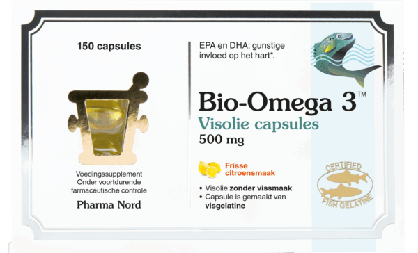 Pharma Nord Bio-Omega 3 Visolie 500mg Capsules