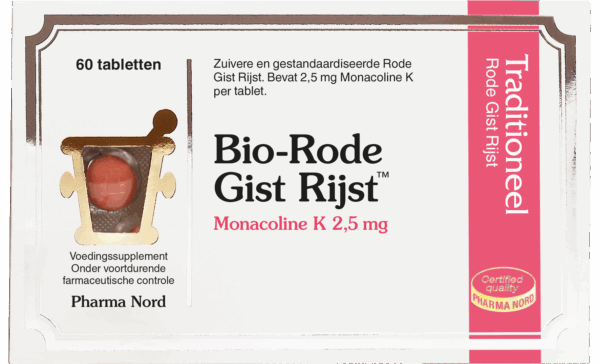 Pharma Nord Bio-Rode Gist Rijst Tabletten