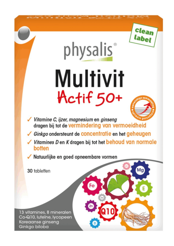 Physalis Multivit Actif 50+ Tabletten