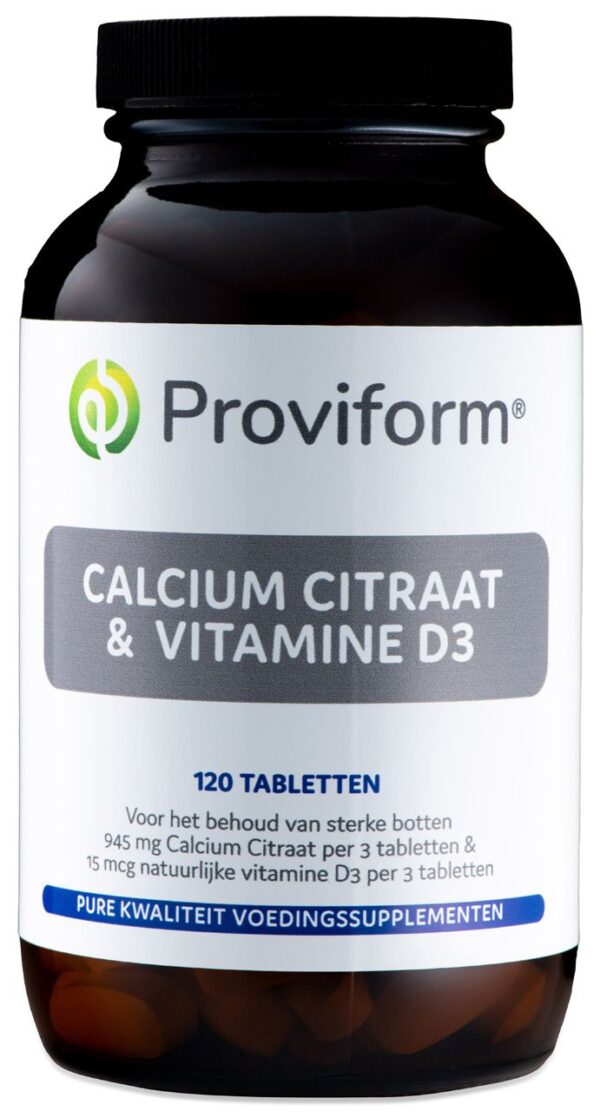 Proviform Calcium Citraat & Vitamine D3 Tabletten 120st