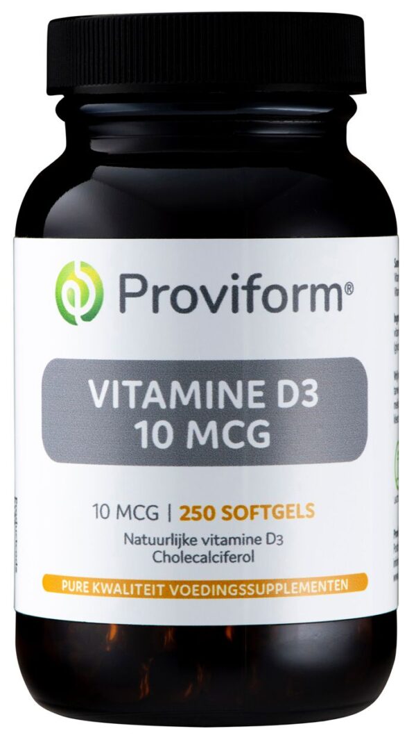 Proviform Vitamine D3 10mcg Softgel Capsules 250st