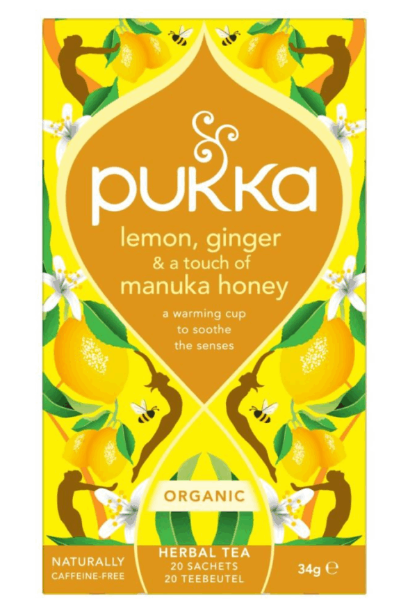 Pukka Lemon Ginger & Manuka Honey Thee